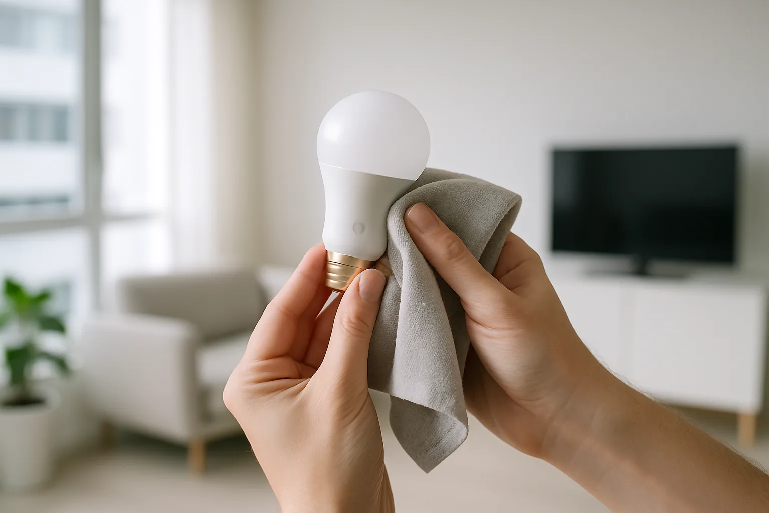 How to clean smart light bulb