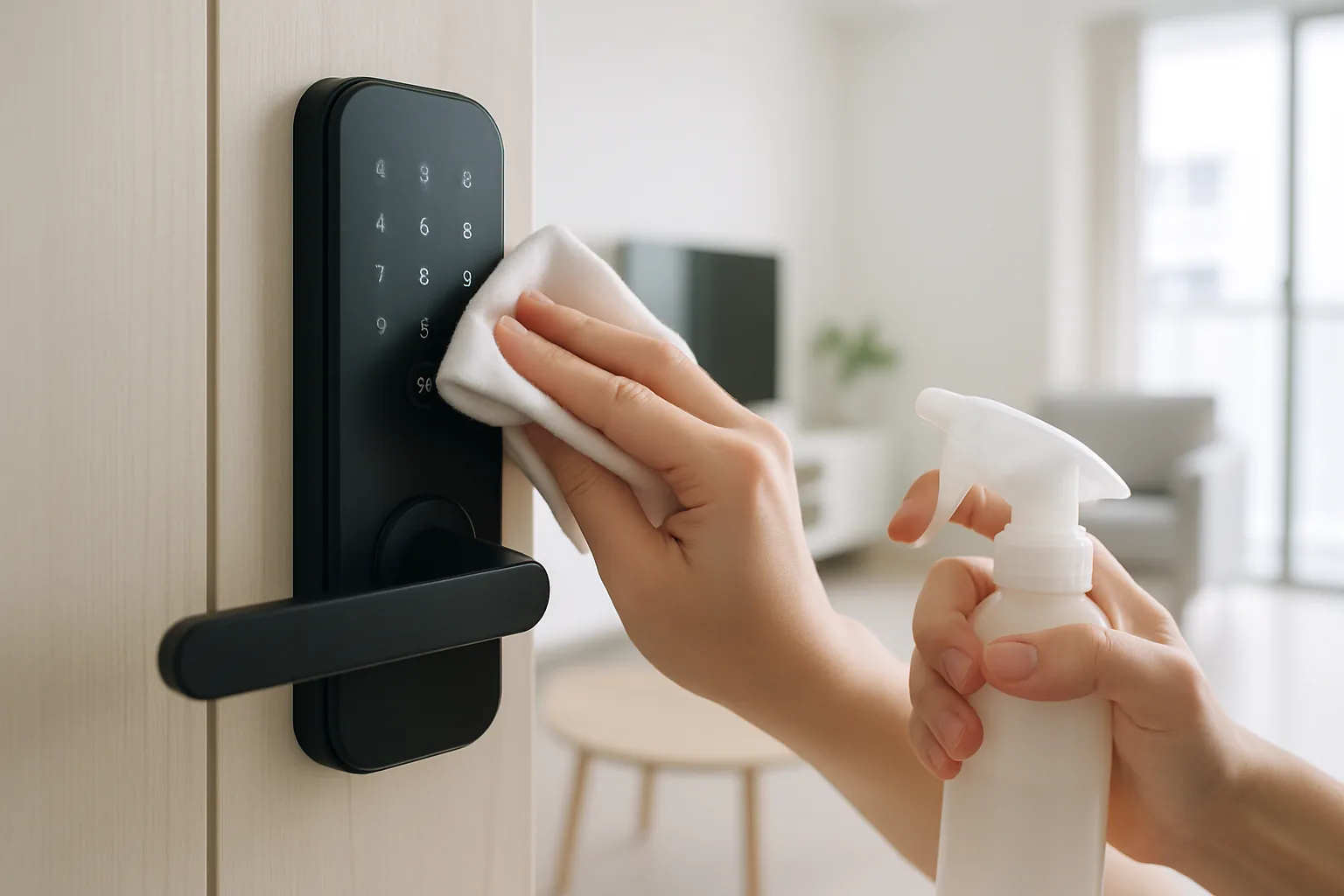 How to clean smart lock