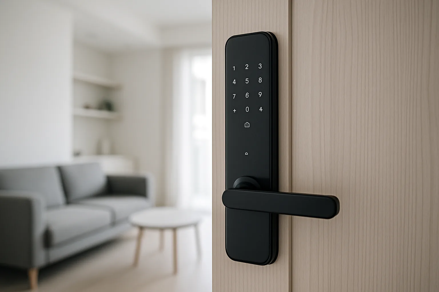 What are the features of a smart door lock?